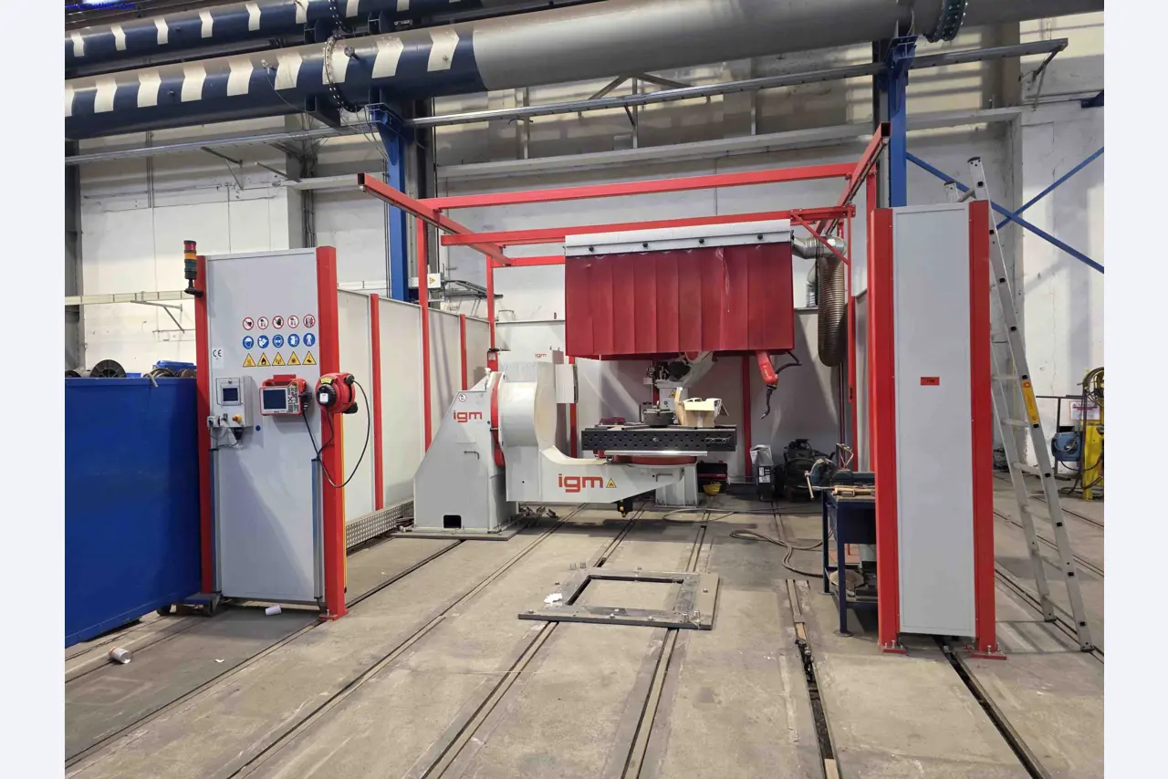 Machines and systems in the fields of plant engineering, boiler construction, environmental technology, waste water and waste treatment, large parts processing, welded constructions-10