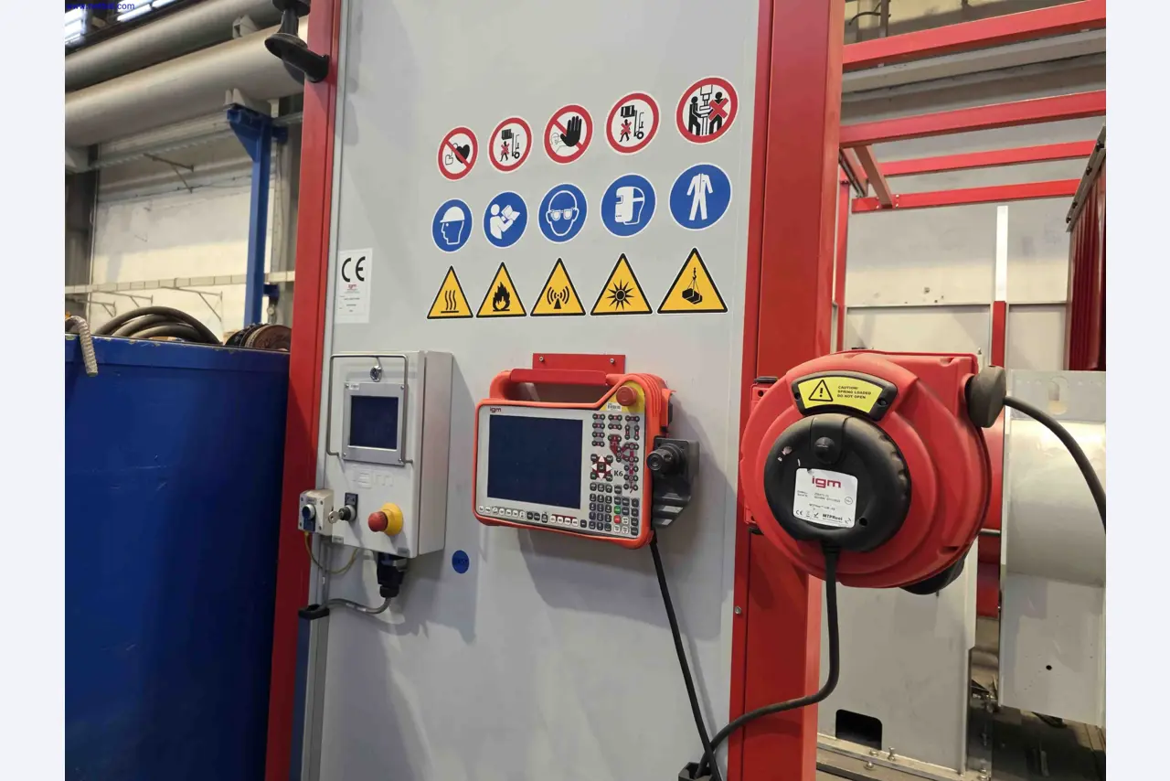 Machines and systems in the fields of plant engineering, boiler construction, environmental technology, waste water and waste treatment, large parts processing, welded constructions-7