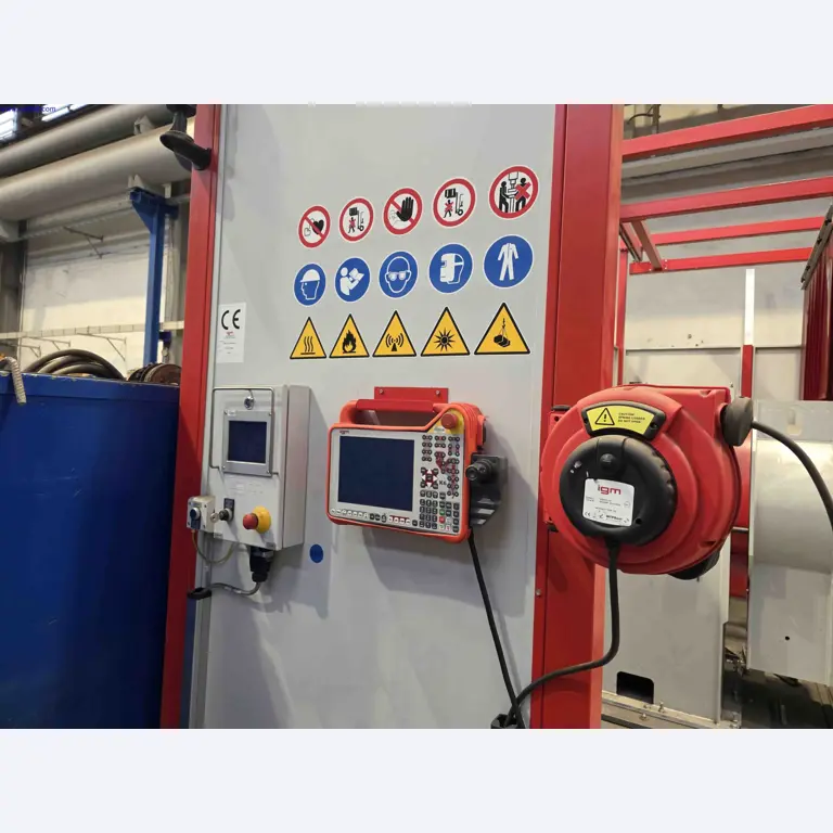 Machines and systems in the fields of plant engineering, boiler construction, environmental technology, waste water and waste treatment, large parts processing, welded constructions-7