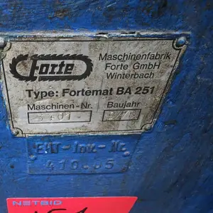 Pásová pila na kov Forte Fortemat BA 251