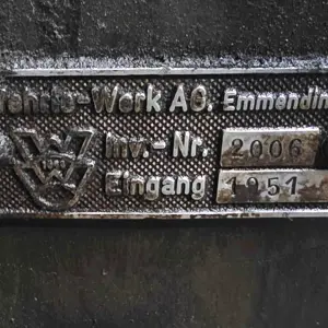 Vertical 3-roll round bending machine Herkules Werk