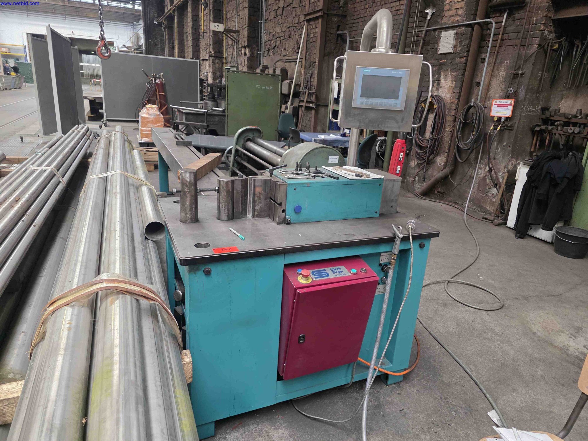 Machines and systems in the fields of plant engineering, boiler construction, environmental technology, waste water and waste treatment, large parts processing, welded constructions-1