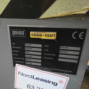 Chip dump bucket Bauer BK100