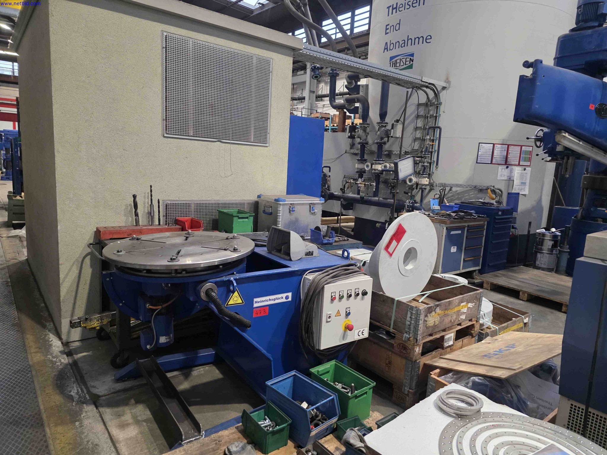 Machines and systems in the fields of plant engineering, boiler construction, environmental technology, waste water and waste treatment, large parts processing, welded constructions-1