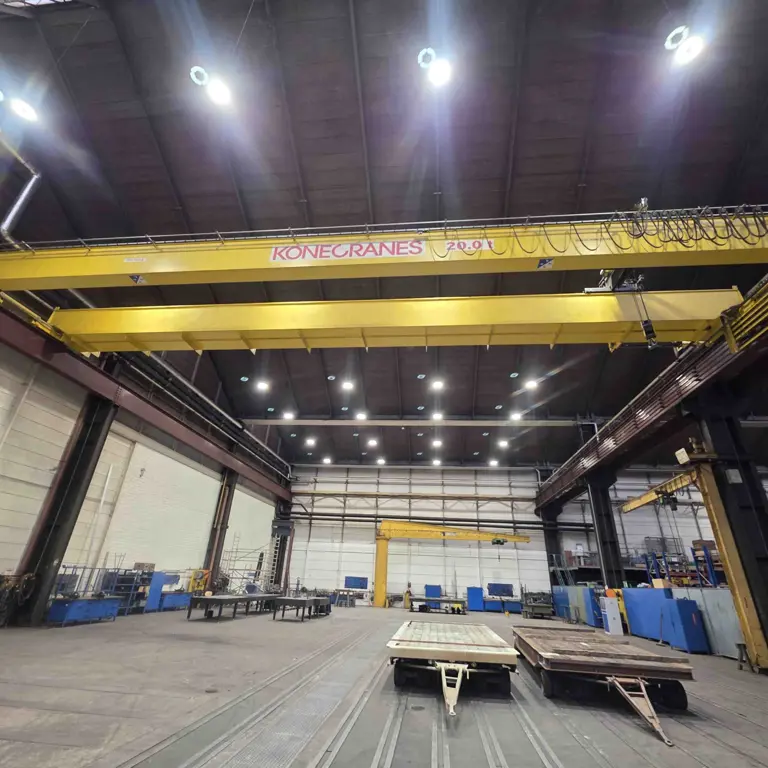 Double girder bridge crane Konecranes