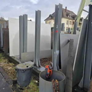 1 Posten Sheet metal shelving