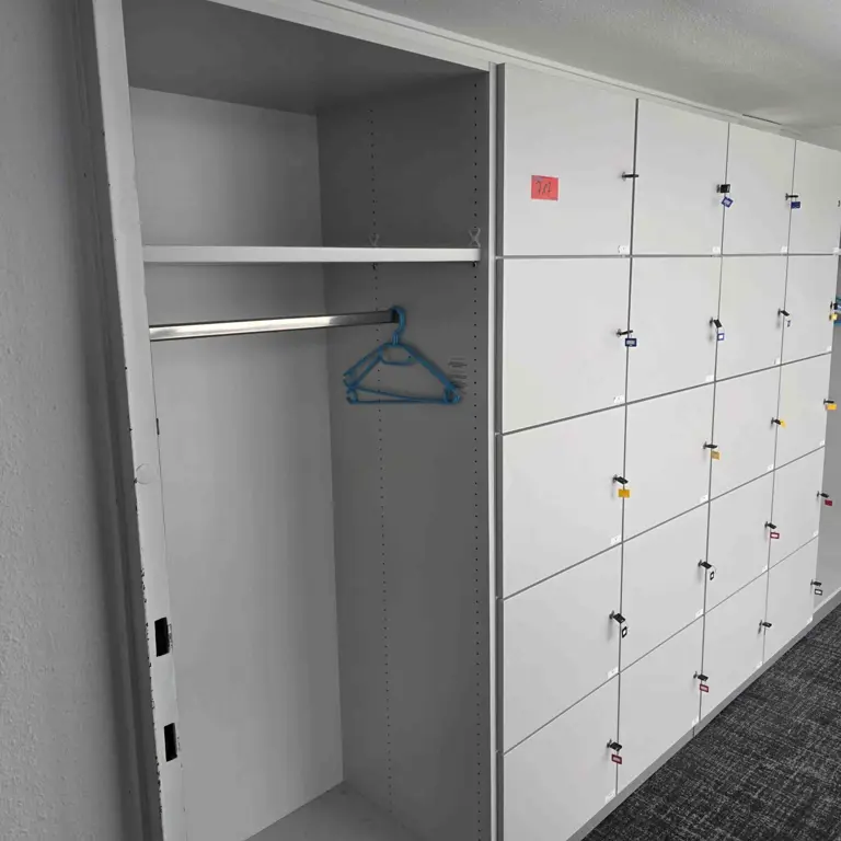 2 Personal lockers