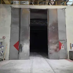 Painting and drying system Werner & Pfleiderer Farbspritzanlage