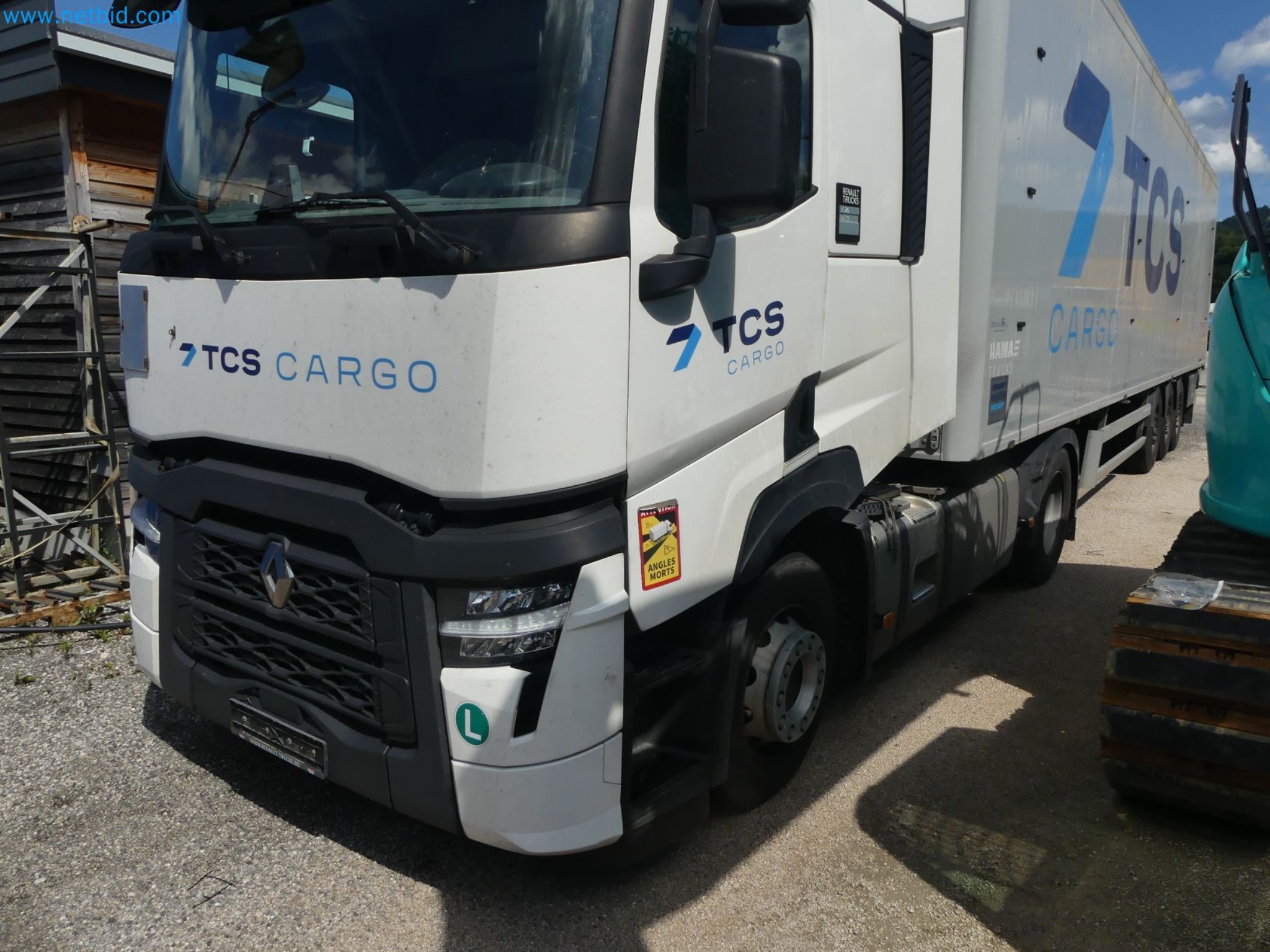 Ciągniki siodłowe Ford i naczepy Knapen K 100-3