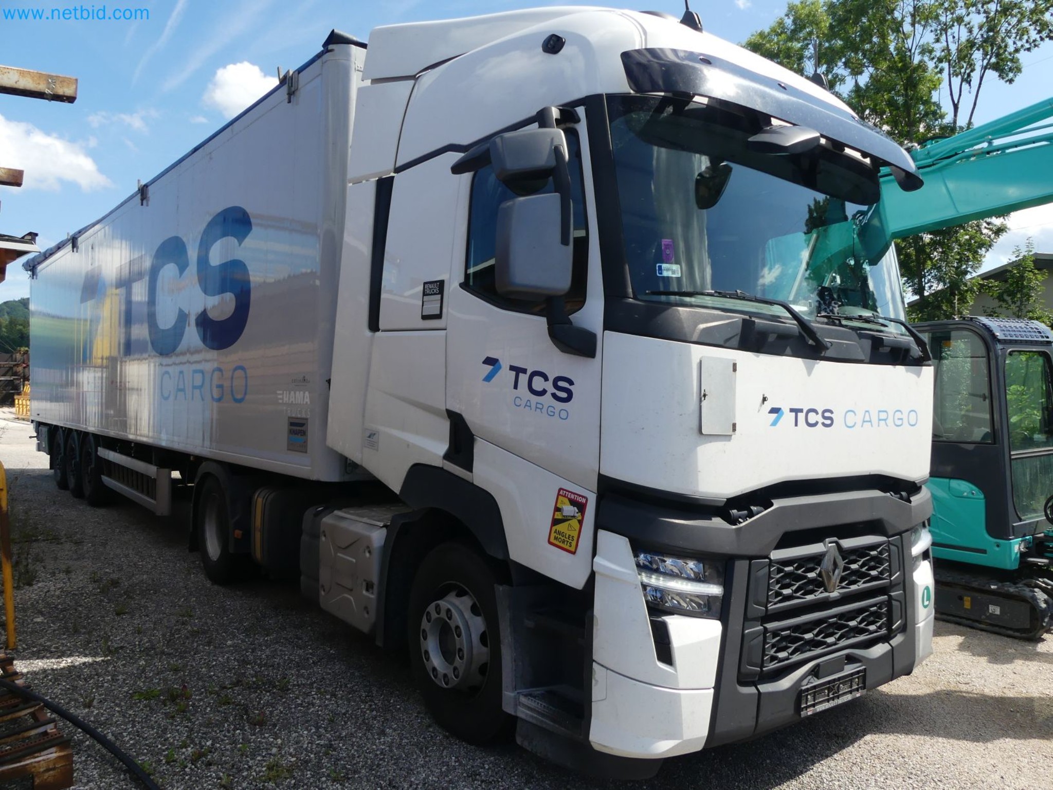 Ciągniki siodłowe Ford i naczepy Knapen K 100-1