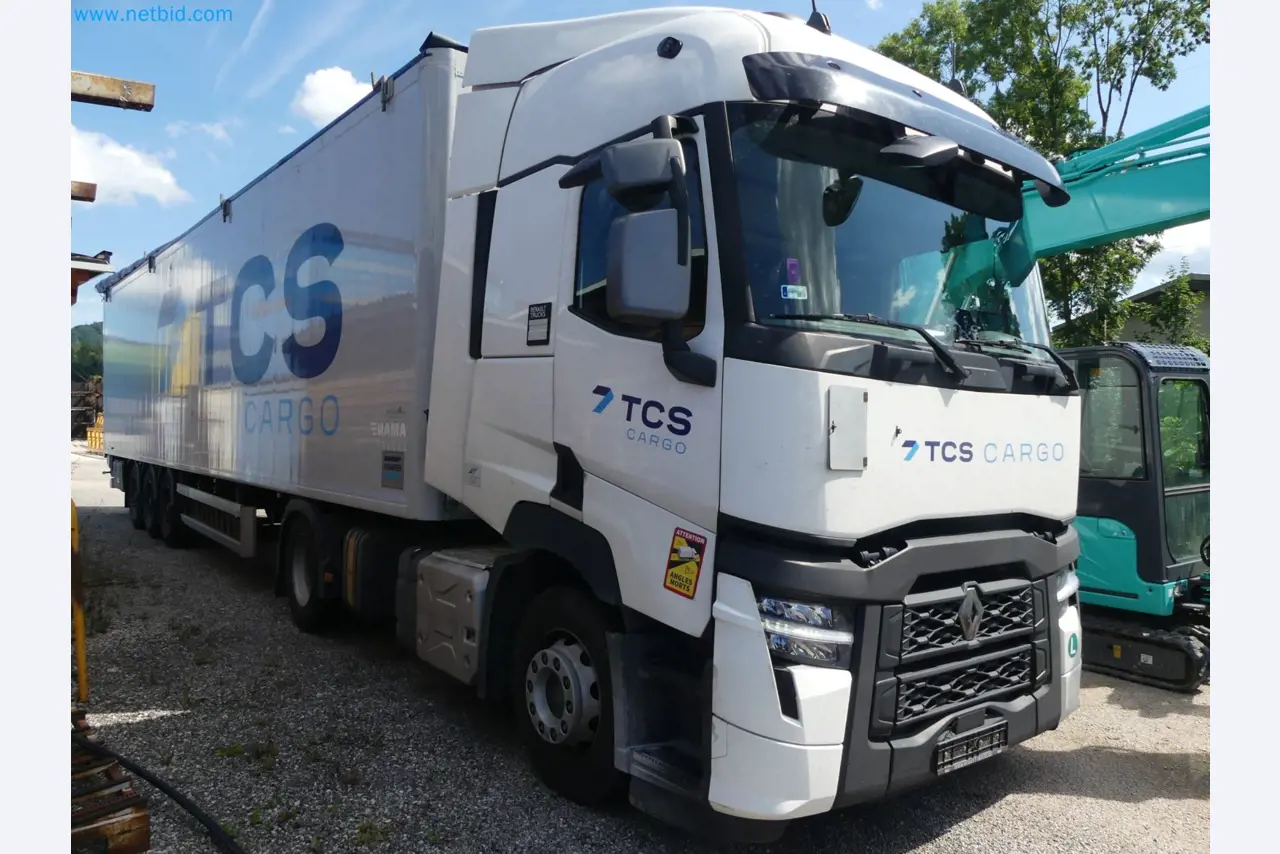 Renault en Ford trekkers en Knapen K 100 opleggers-1