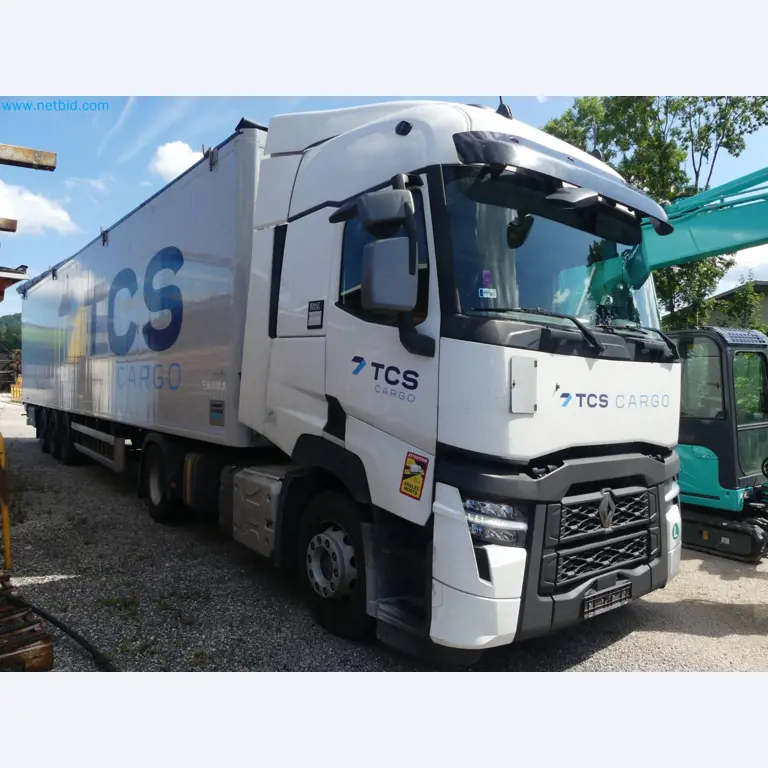 Renault en Ford trekkers en Knapen K 100 opleggers-1