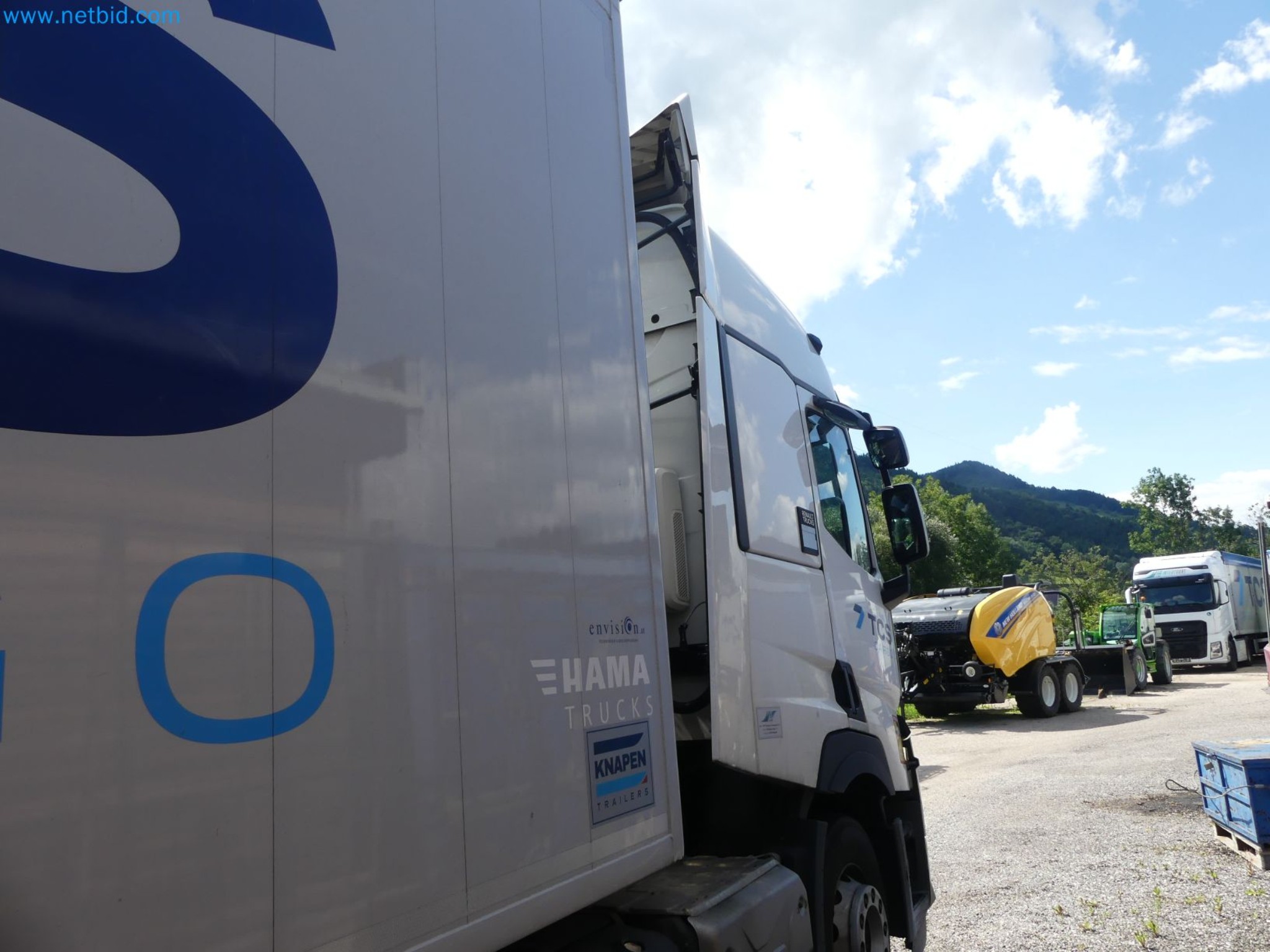 Ciągniki siodłowe Ford i naczepy Knapen K 100-6