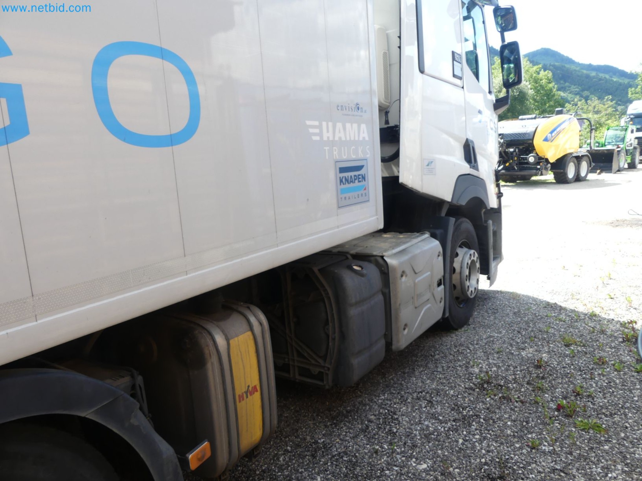 Ciągniki siodłowe Ford i naczepy Knapen K 100-7