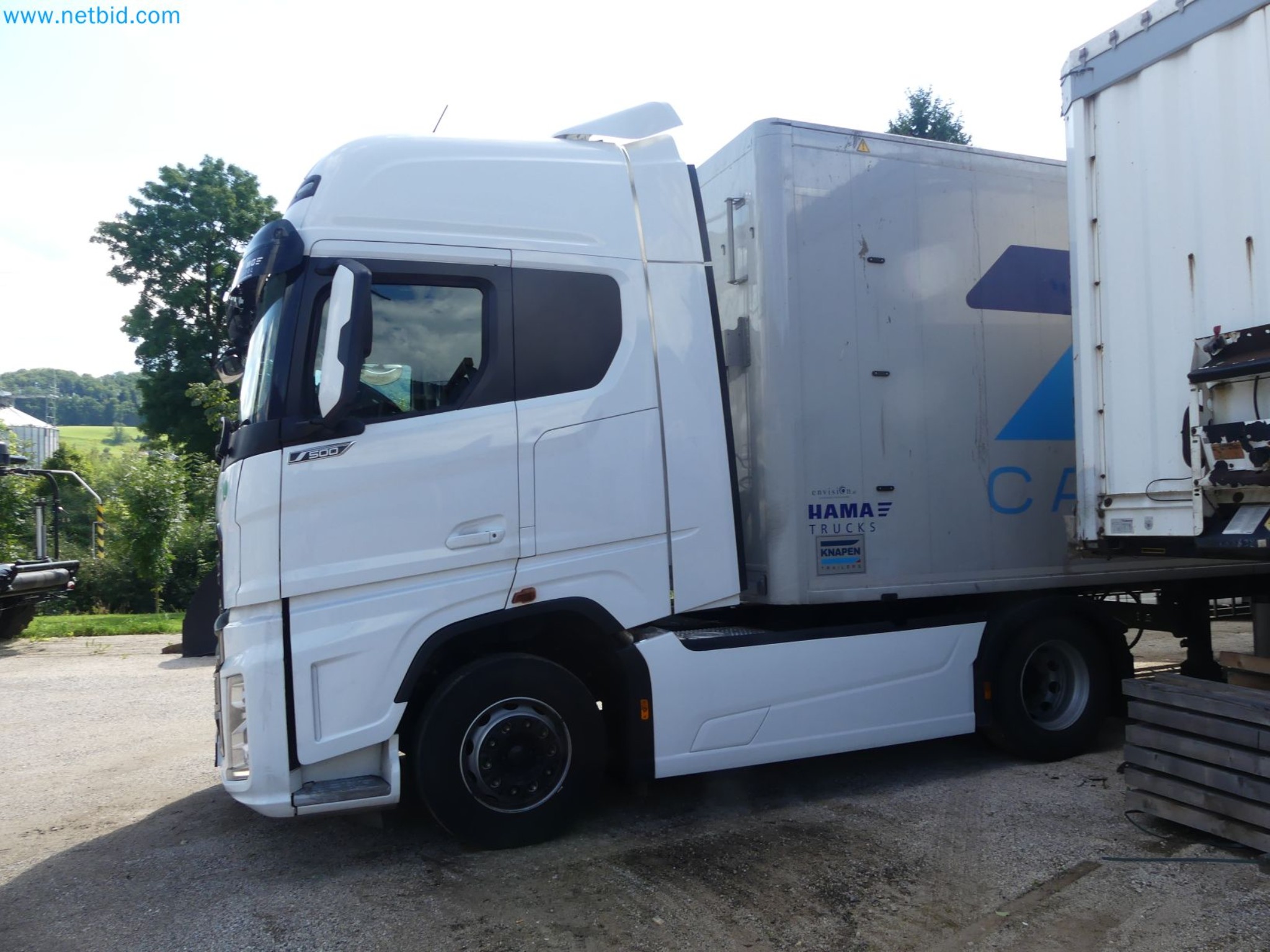 Ford tractor units and Knapen K 100 semi-trailers-11