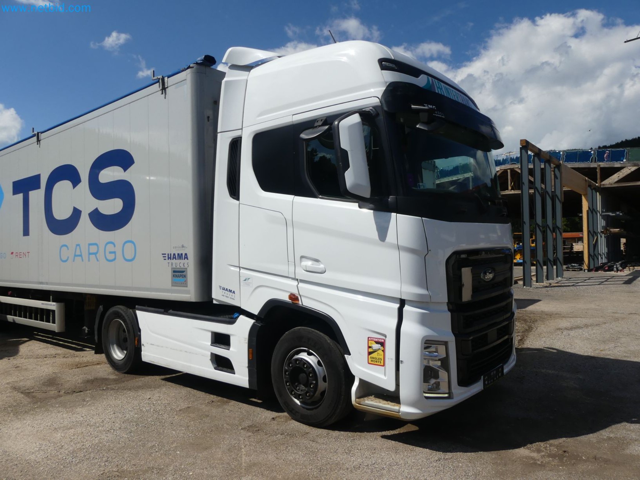 Ford tractor units and Knapen K 100 semi-trailers-1