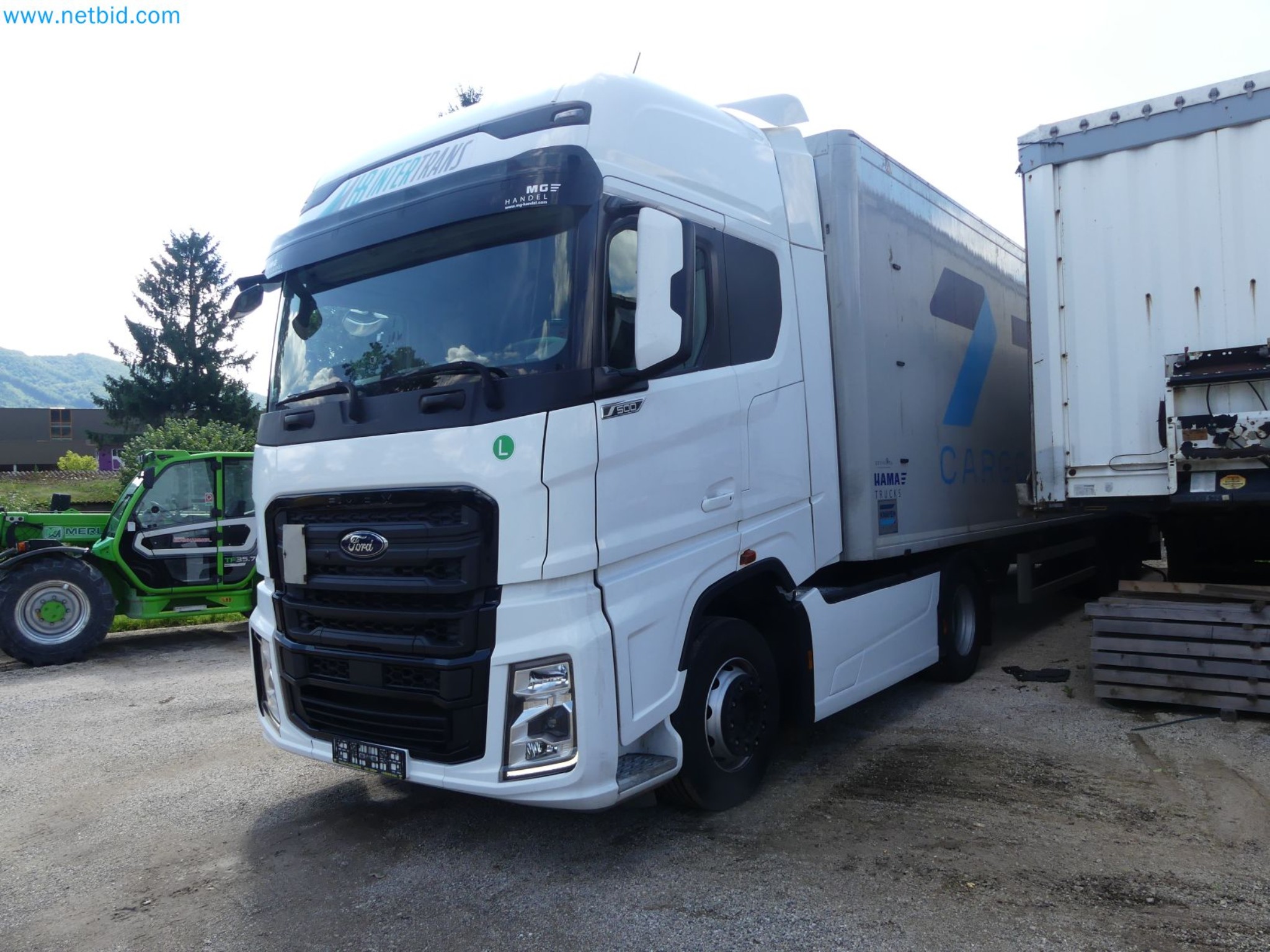 Ford tractor units and Knapen K 100 semi-trailers-9