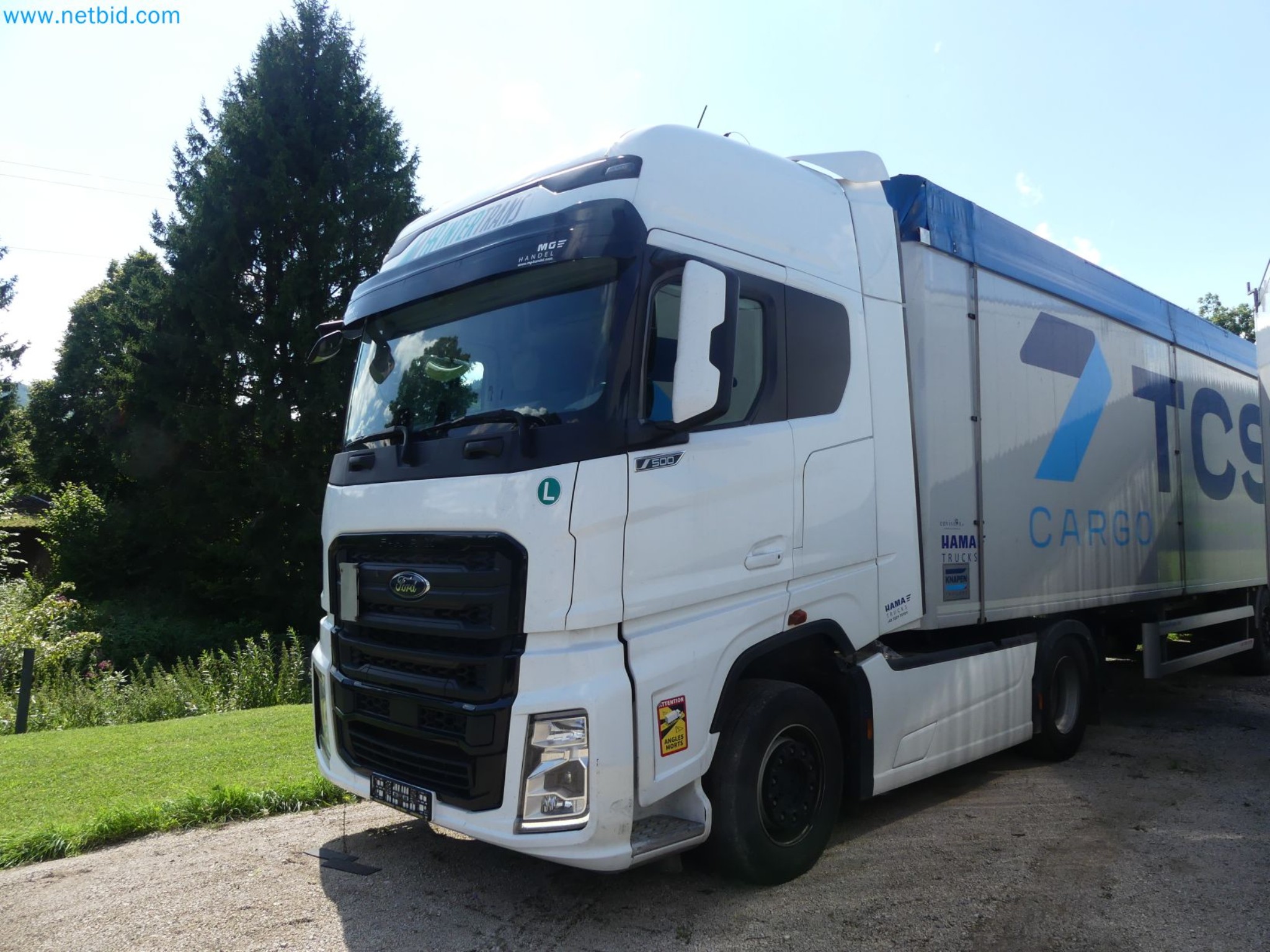 Ford tractor units and Knapen K 100 semi-trailers-13