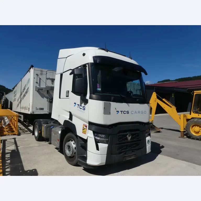 Renault en Ford trekkers en Knapen K 100 opleggers-1