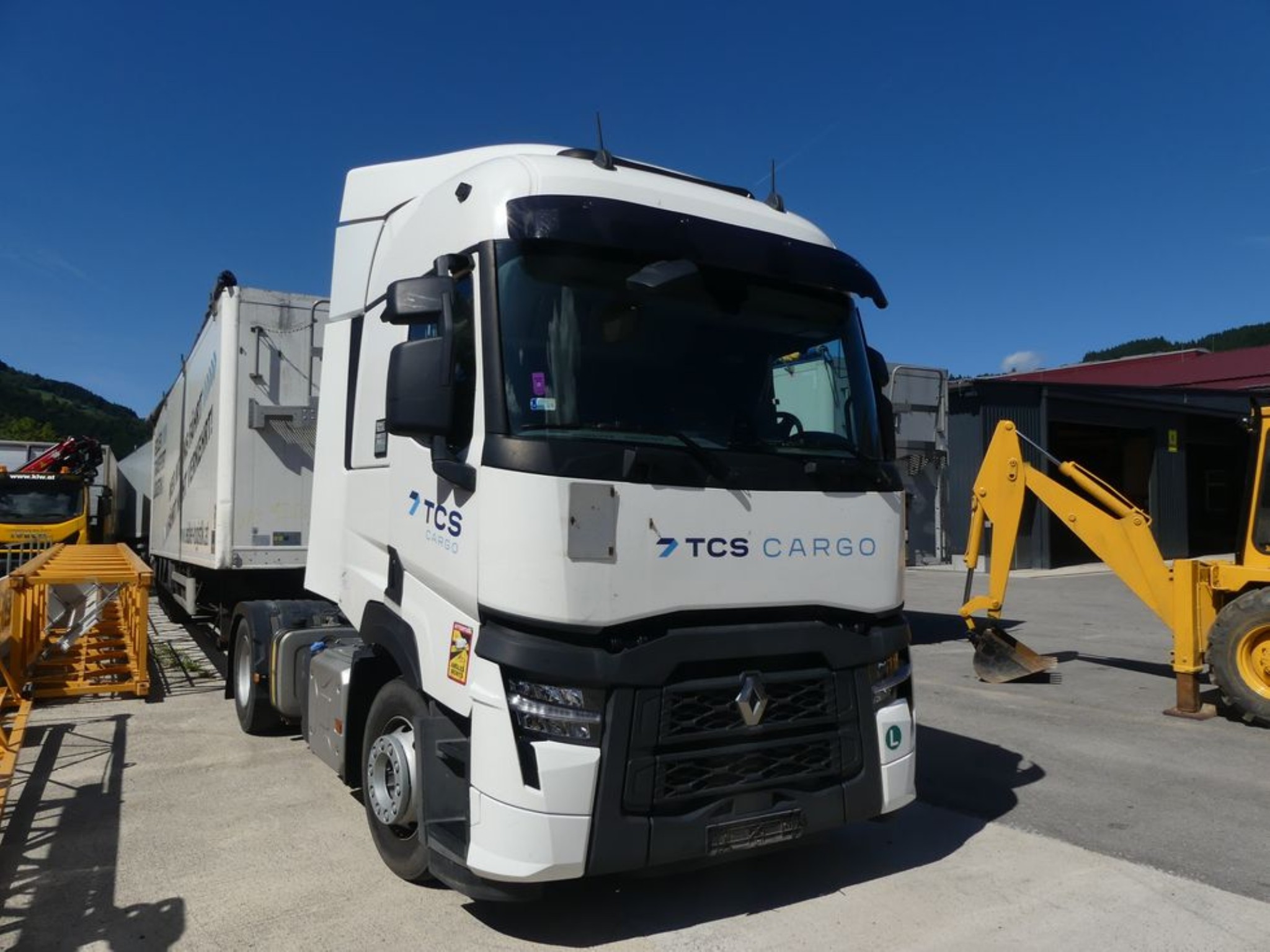 Ciągniki siodłowe Ford i naczepy Knapen K 100-2