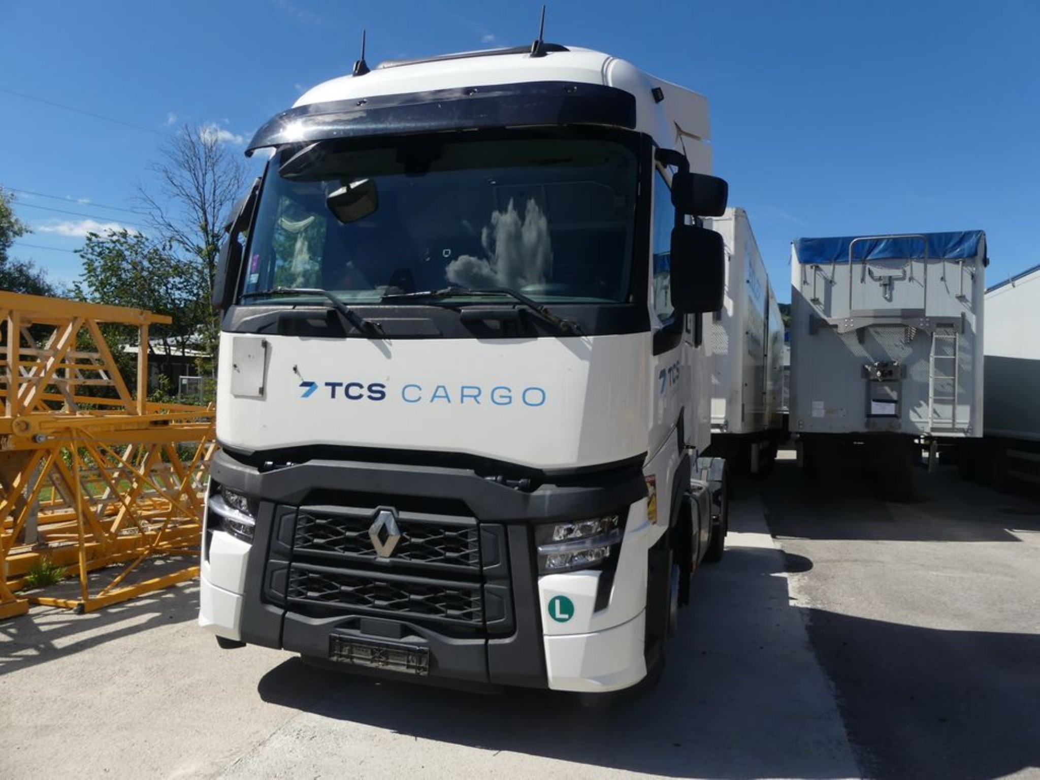 Ciągniki siodłowe Ford i naczepy Knapen K 100-7