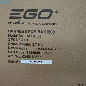 Arnés para batería BAX1500 EGO POWER AFH1500
