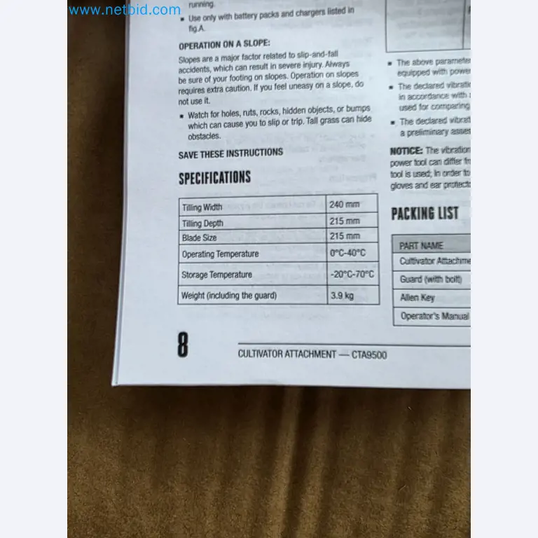 Auktion - EGO-Elektrowerkzeugen ungenutzt-6