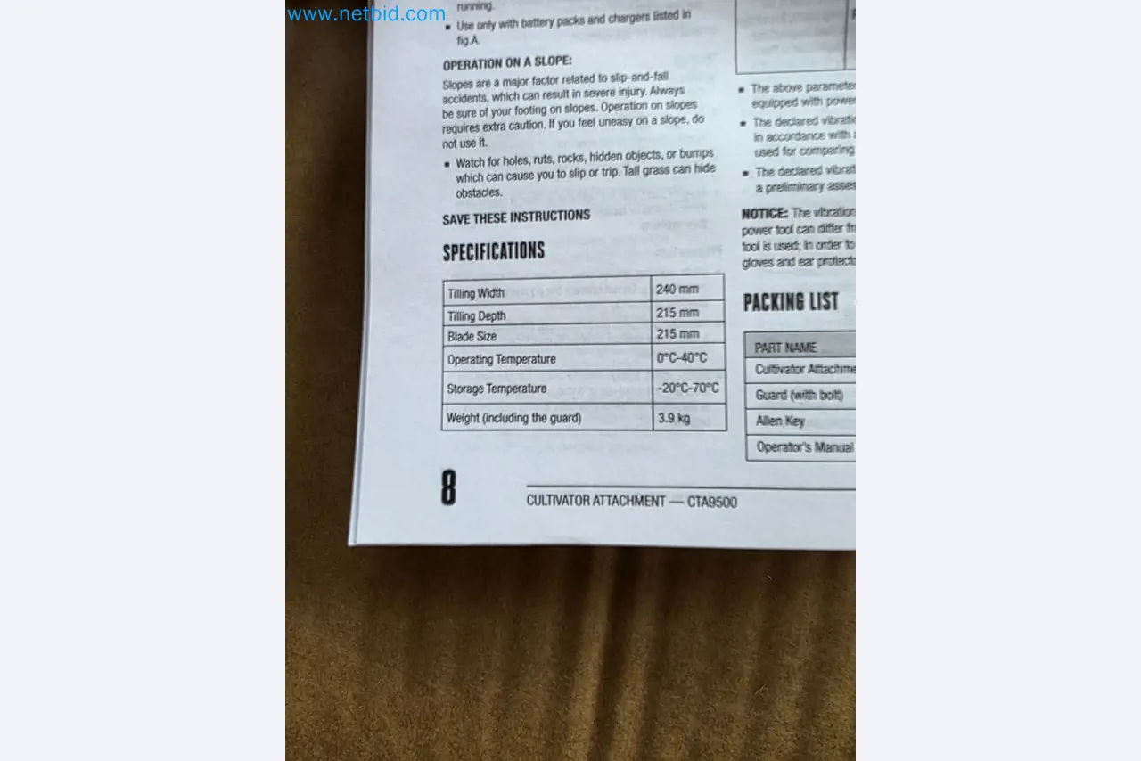 Auktion - EGO-Elektrowerkzeugen ungenutzt-6