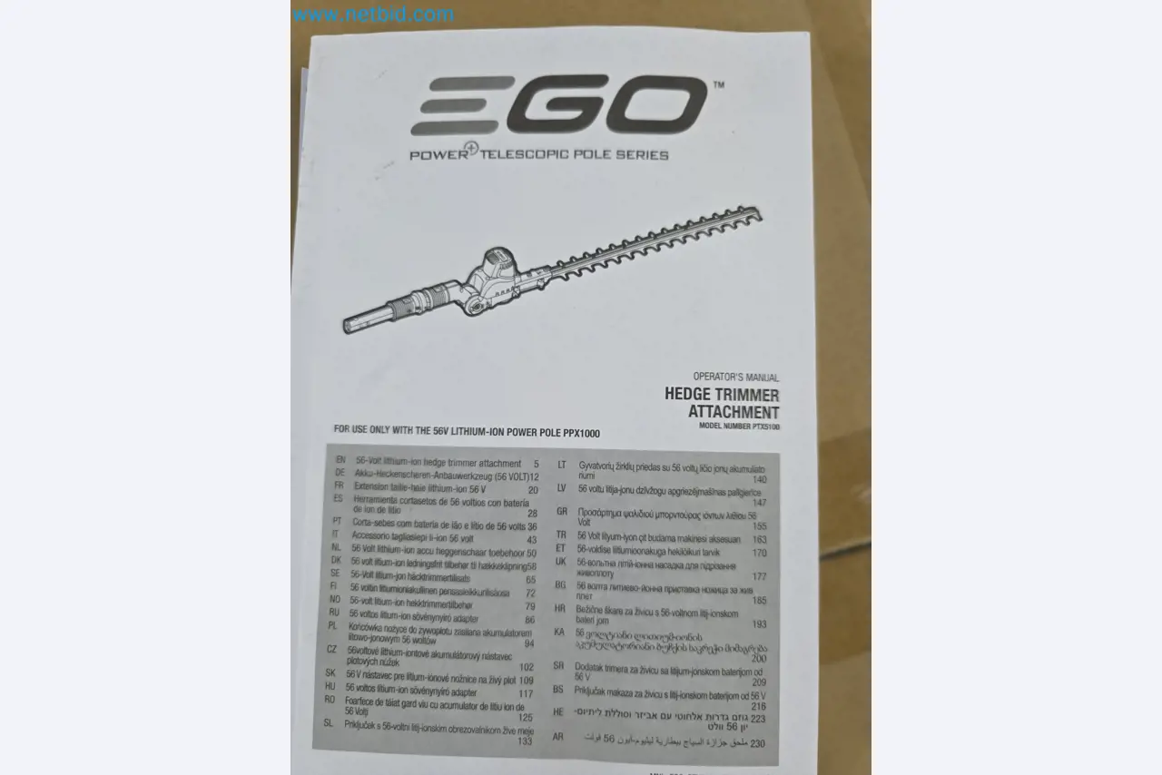 Auktion - EGO-Elektrowerkzeugen ungenutzt-3