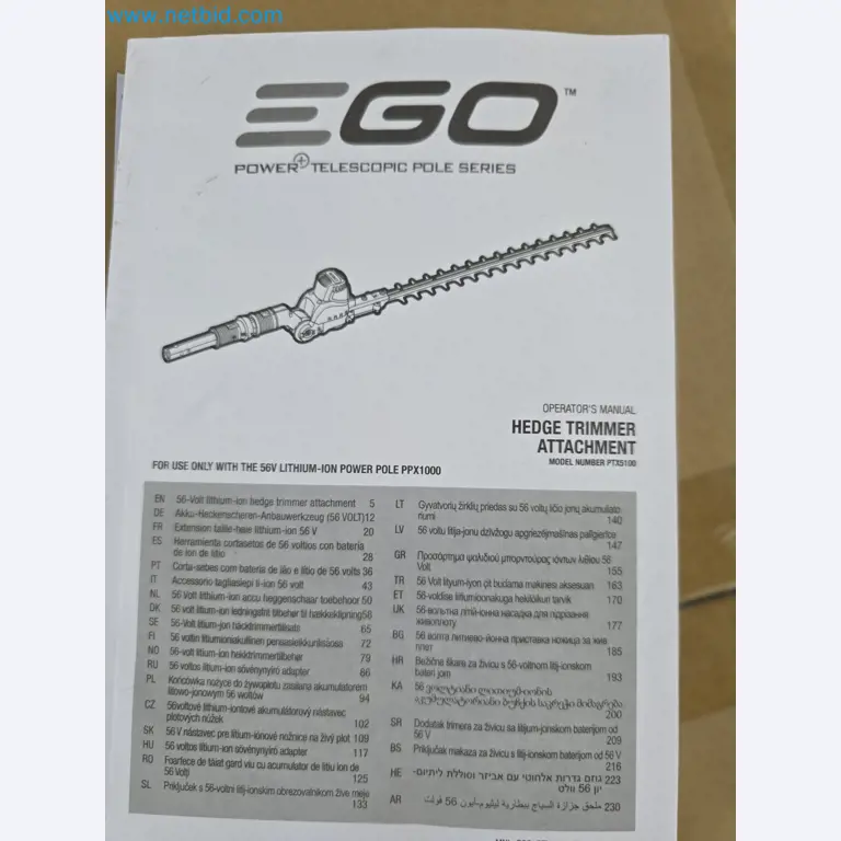 Auktion - EGO-Elektrowerkzeugen ungenutzt-3