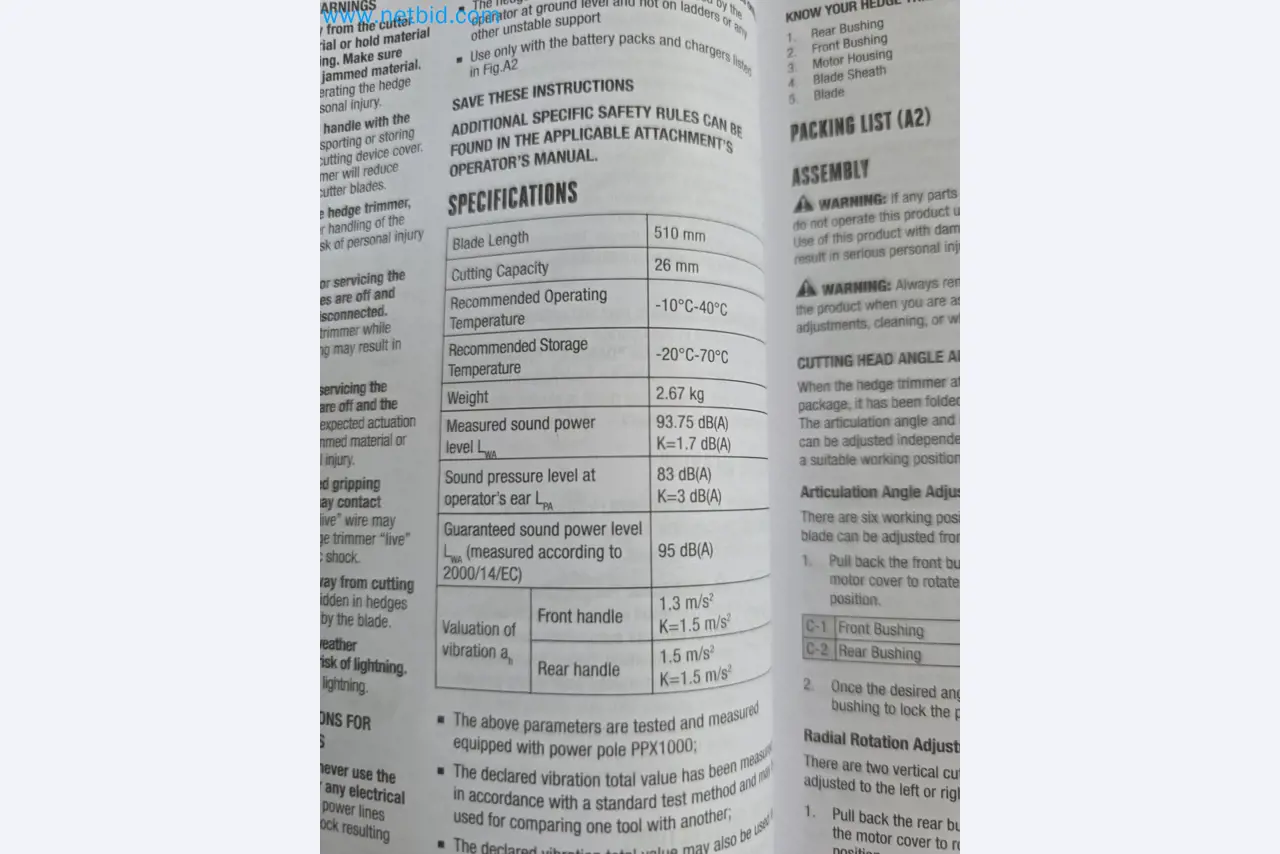 Auktion - EGO-Elektrowerkzeugen ungenutzt-4