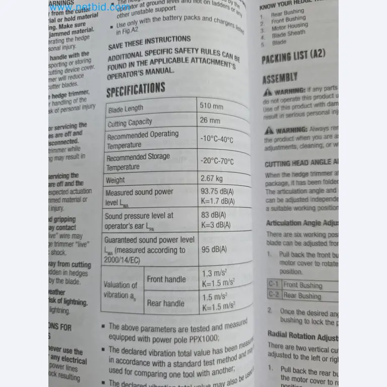 Auktion - EGO-Elektrowerkzeugen ungenutzt-4