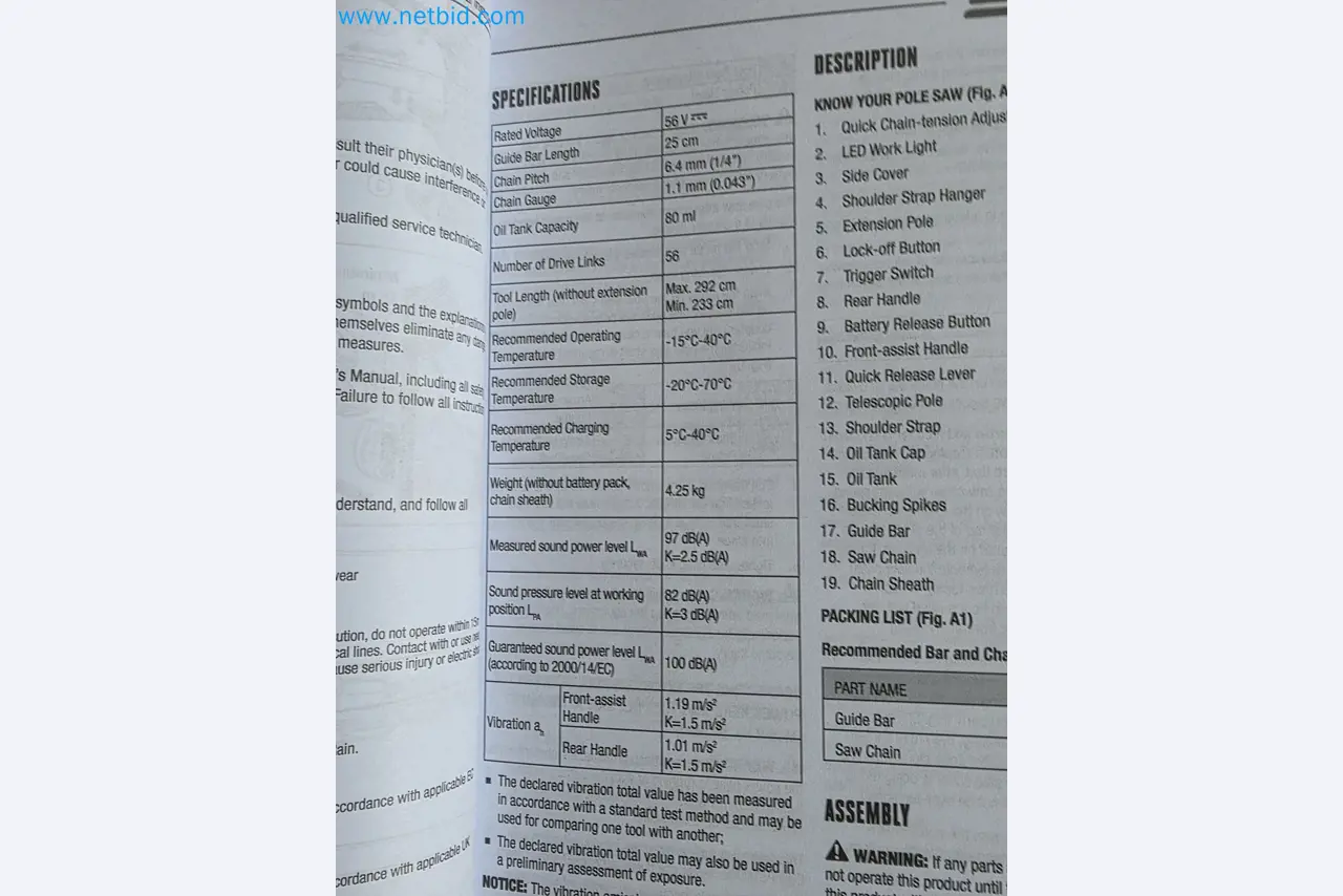 Auktion - EGO-Elektrowerkzeugen ungenutzt-5