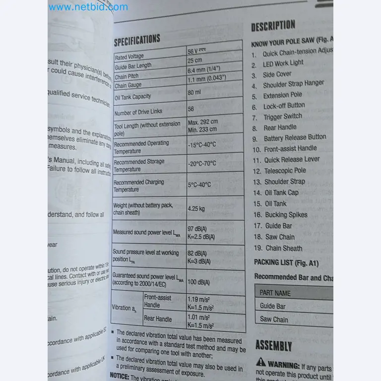 Auktion - EGO-Elektrowerkzeugen ungenutzt-6