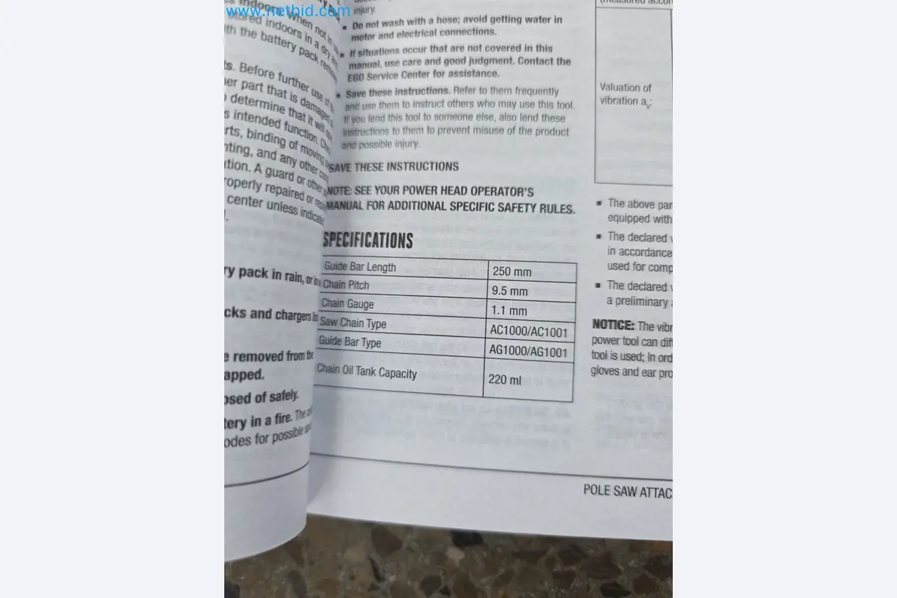 Auktion - EGO-Elektrowerkzeugen ungenutzt-6