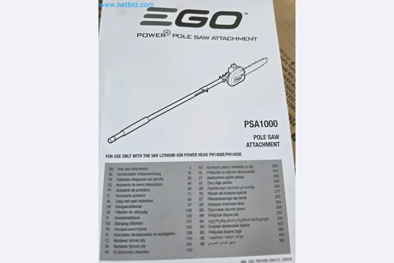 Auktion - EGO-Elektrowerkzeugen ungenutzt-8