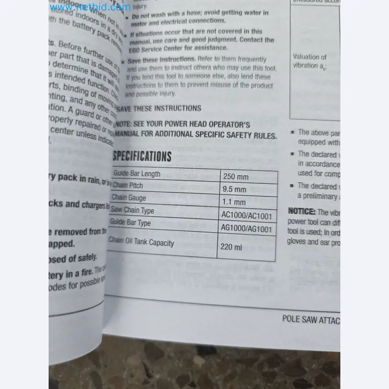 Auktion - EGO-Elektrowerkzeugen ungenutzt-5