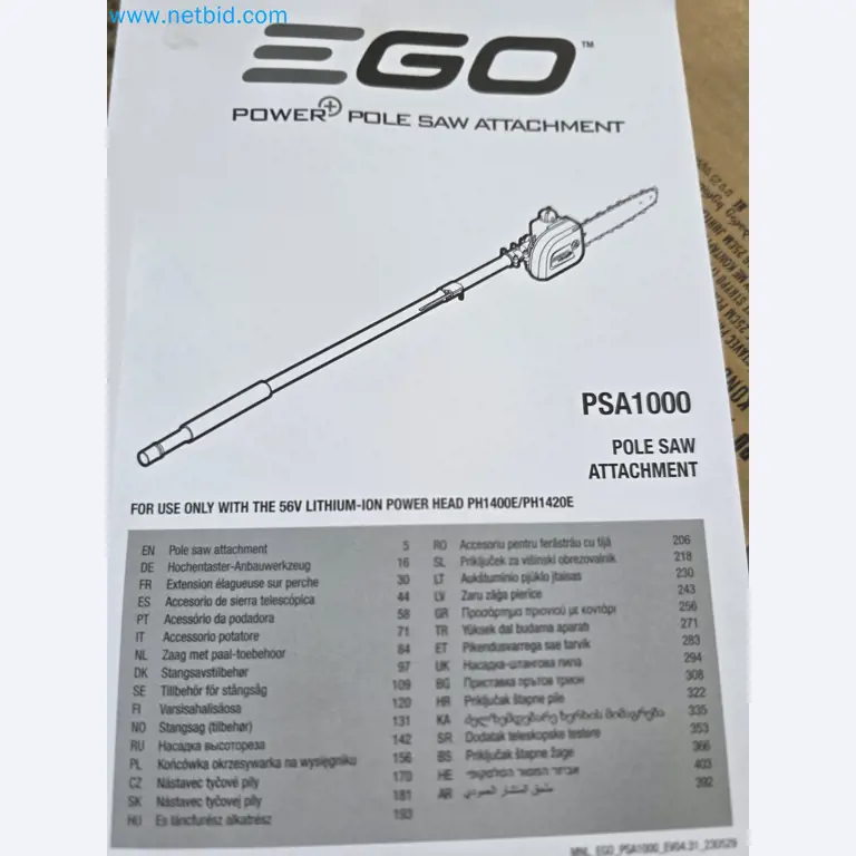 Auktion - EGO-Elektrowerkzeugen ungenutzt-7