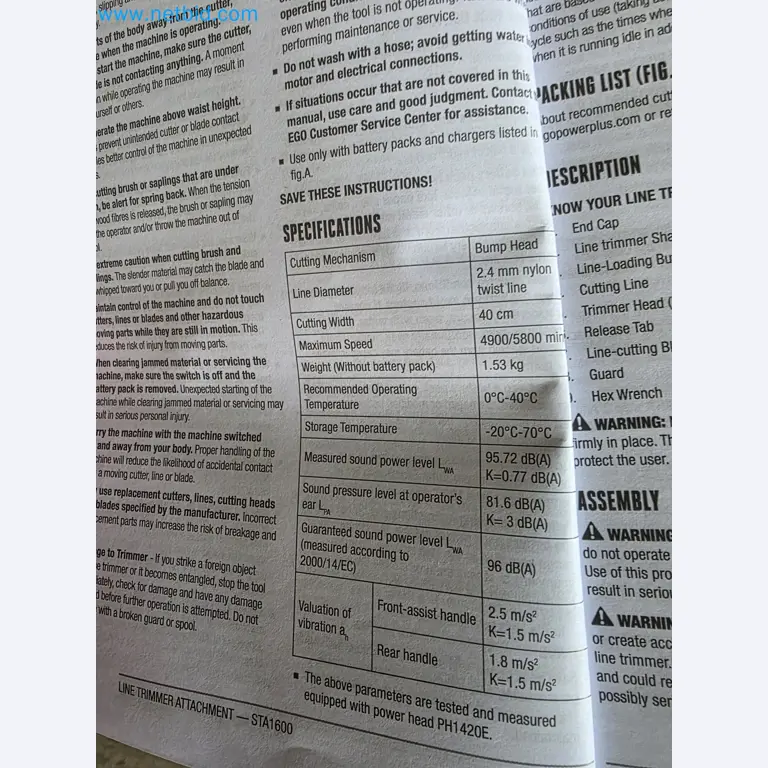 Auktion - EGO-Elektrowerkzeugen ungenutzt-2