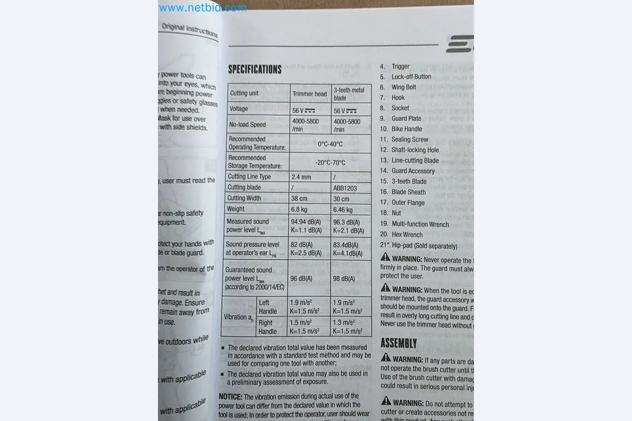 Auktion - EGO-Elektrowerkzeugen ungenutzt-5