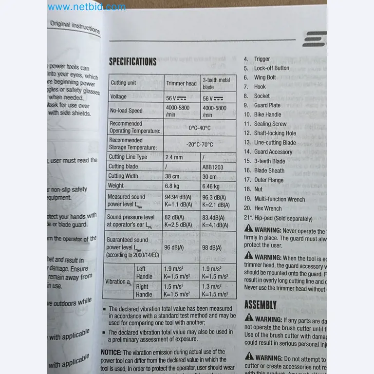Auktion - EGO-Elektrowerkzeugen ungenutzt-5