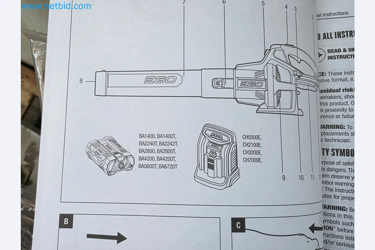 Auktion - EGO-Elektrowerkzeugen ungenutzt-4