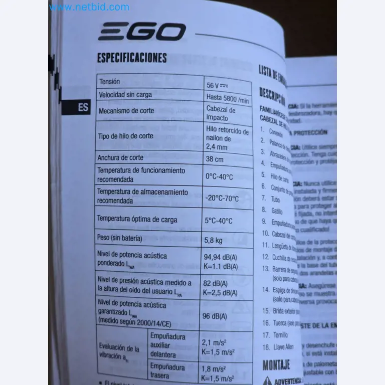 Auktion - EGO-Elektrowerkzeugen ungenutzt-7