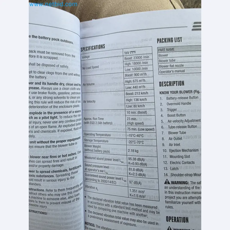 Auktion - EGO-Elektrowerkzeugen ungenutzt-3