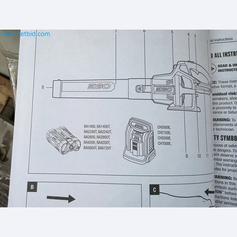 Auktion - EGO-Elektrowerkzeugen ungenutzt-4