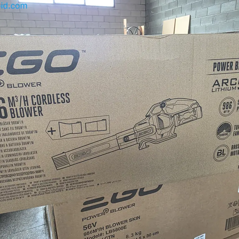 4 Leaf Blowers EGO POWER lb5800e