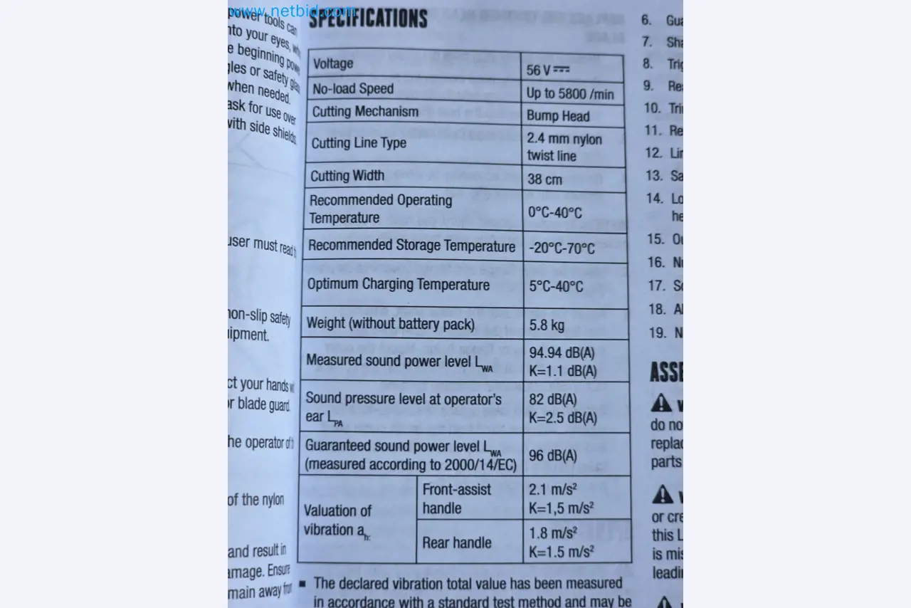 Auktion - EGO-Elektrowerkzeugen ungenutzt-6