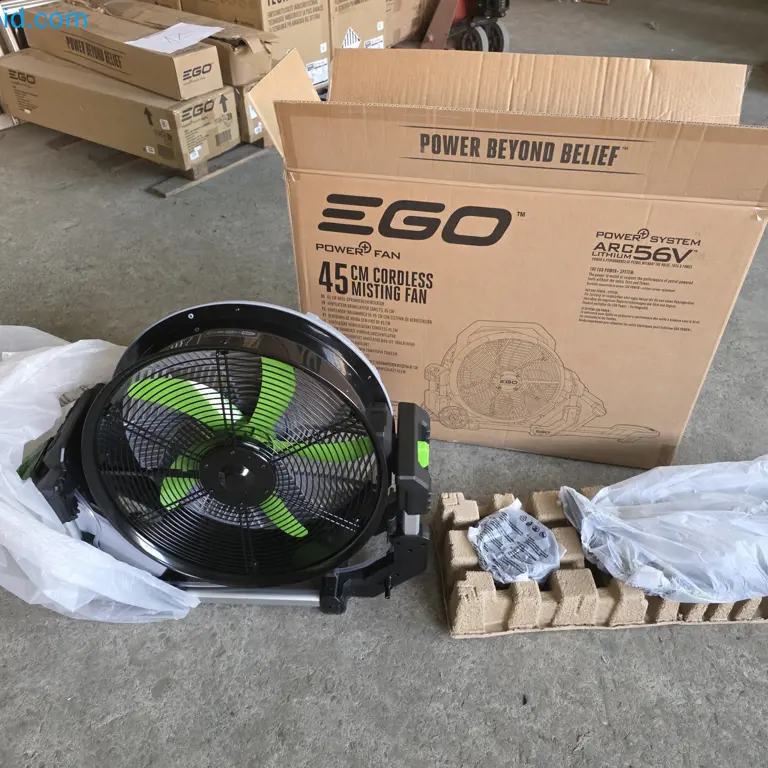 5 Cordless Misting Fans EGO POWER FN1800E