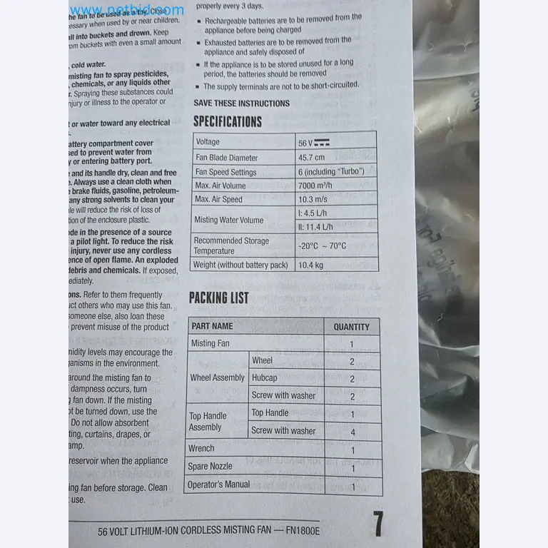 Auktion - EGO-Elektrowerkzeugen ungenutzt-3