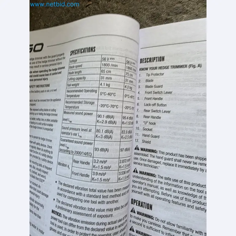 Auktion - EGO-Elektrowerkzeugen ungenutzt-3